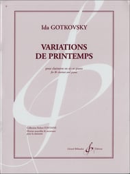Variations de Printemps Import Clarinet and Piano cover Thumbnail